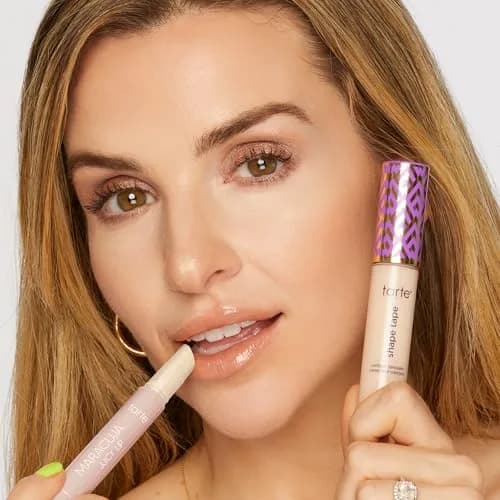 tarte icons shape tape concealer & maracuja juicy lip duo – Full Coverage Concealer with Hydrating Nourishing Lip Gloss Balm, Vegan & Cruelty-Free, full size, 42S tan sand & sunflower | Hydrating & Longwear thumbnail 5
