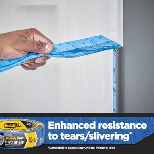 ScotchBlue PROSharp Painter's Tape 0.94 in x 60 yd | Sharp Lines, 21-Day Removal, Indoor & Outdoor Use thumbnail 3