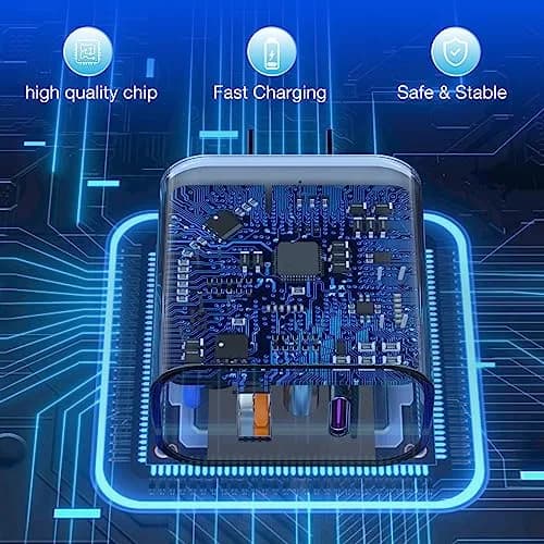 iGENJUN 4 Pack USB C Charger Block 20W Dual Port | Fast Charging for iPhone & Android thumbnail 3