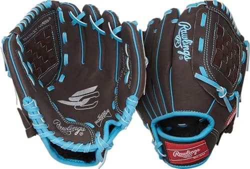 Rawlings Sure Catch Youth Baseball Glove 9.5" (24.13 cm) | Game-Ready Fit for Ages 4-5 thumbnail 1