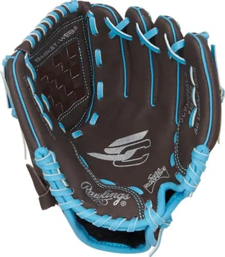 Rawlings Sure Catch Youth Baseball Glove 9.5" (24.13 cm) | Game-Ready Fit for Ages 4-5 thumbnail 3