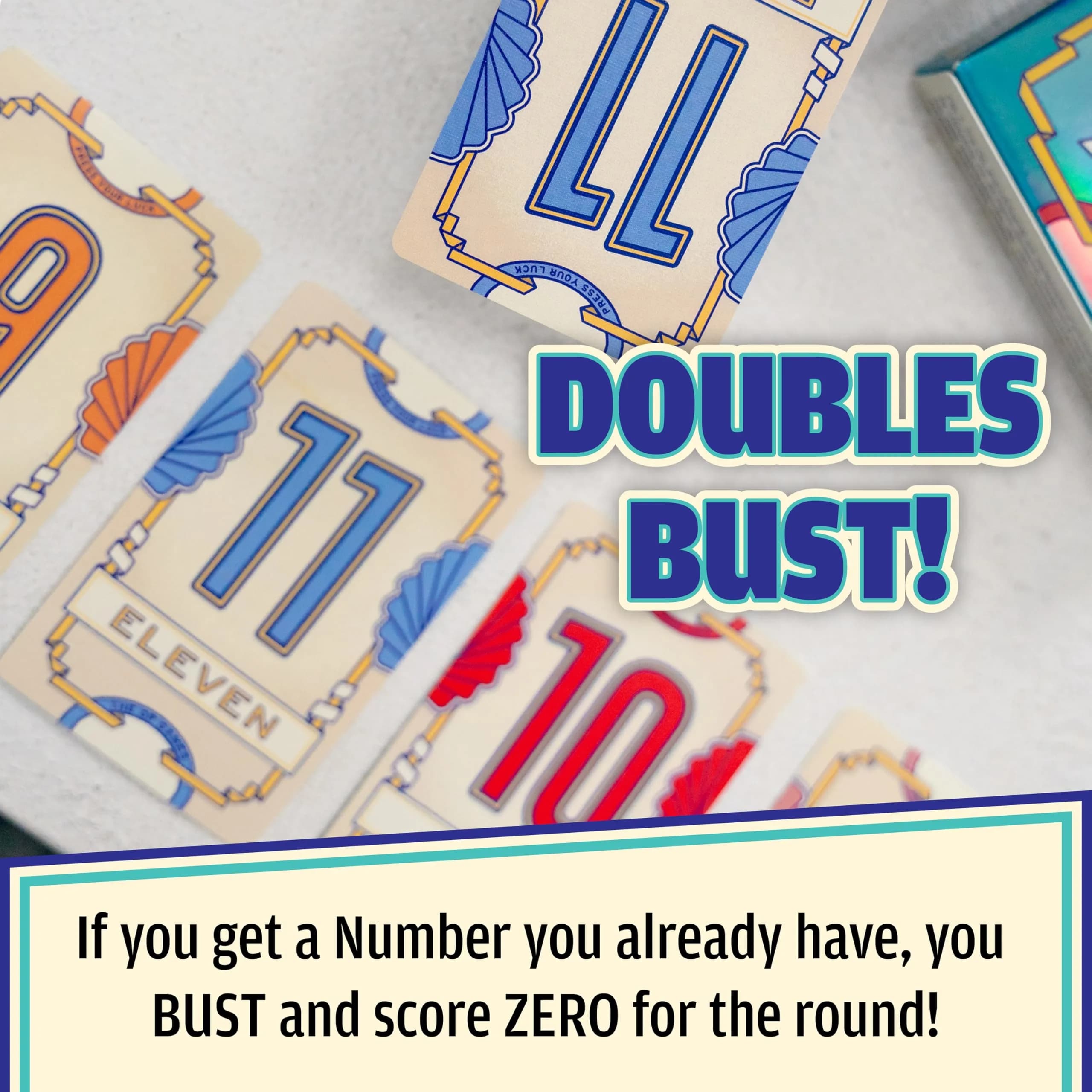 USAOPOLY Flip 7 Card Game - Press-Your-Luck Party Card Game for Family Game Night, Ages 8+ - view 2