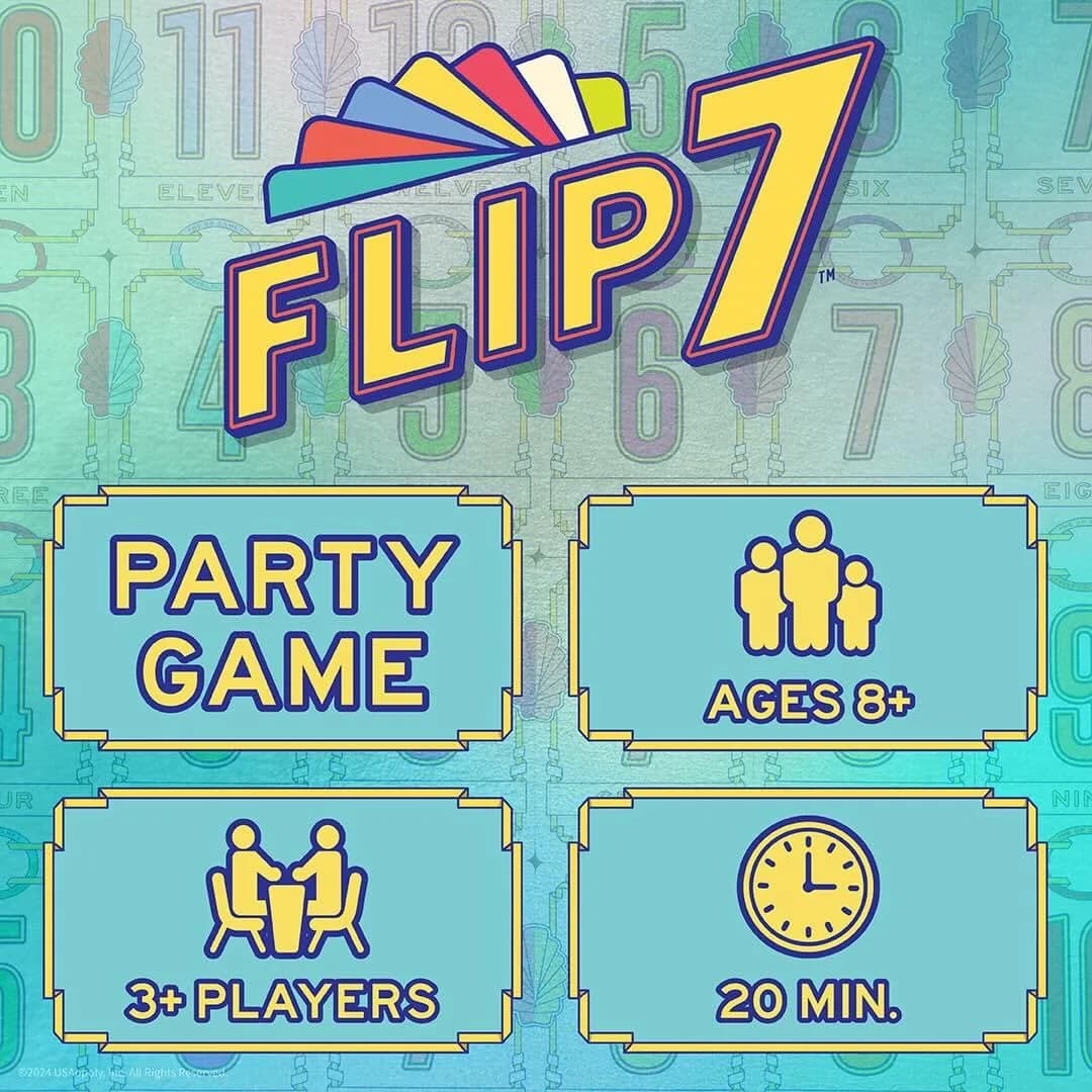 USAOPOLY Flip 7 Card Game - Press-Your-Luck Party Card Game for Family Game Night, Ages 8+ - view 8