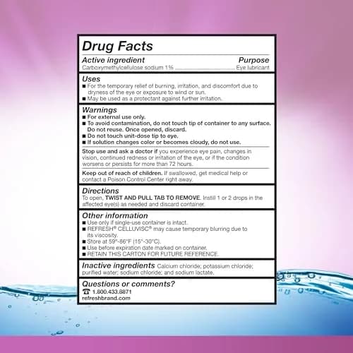 Refresh Celluvisc Lubricant Eye Gel 0.01 Fl Oz Single-Use Containers (Pack of 2) | Preservative-Free Dry Eye Relief thumbnail 6