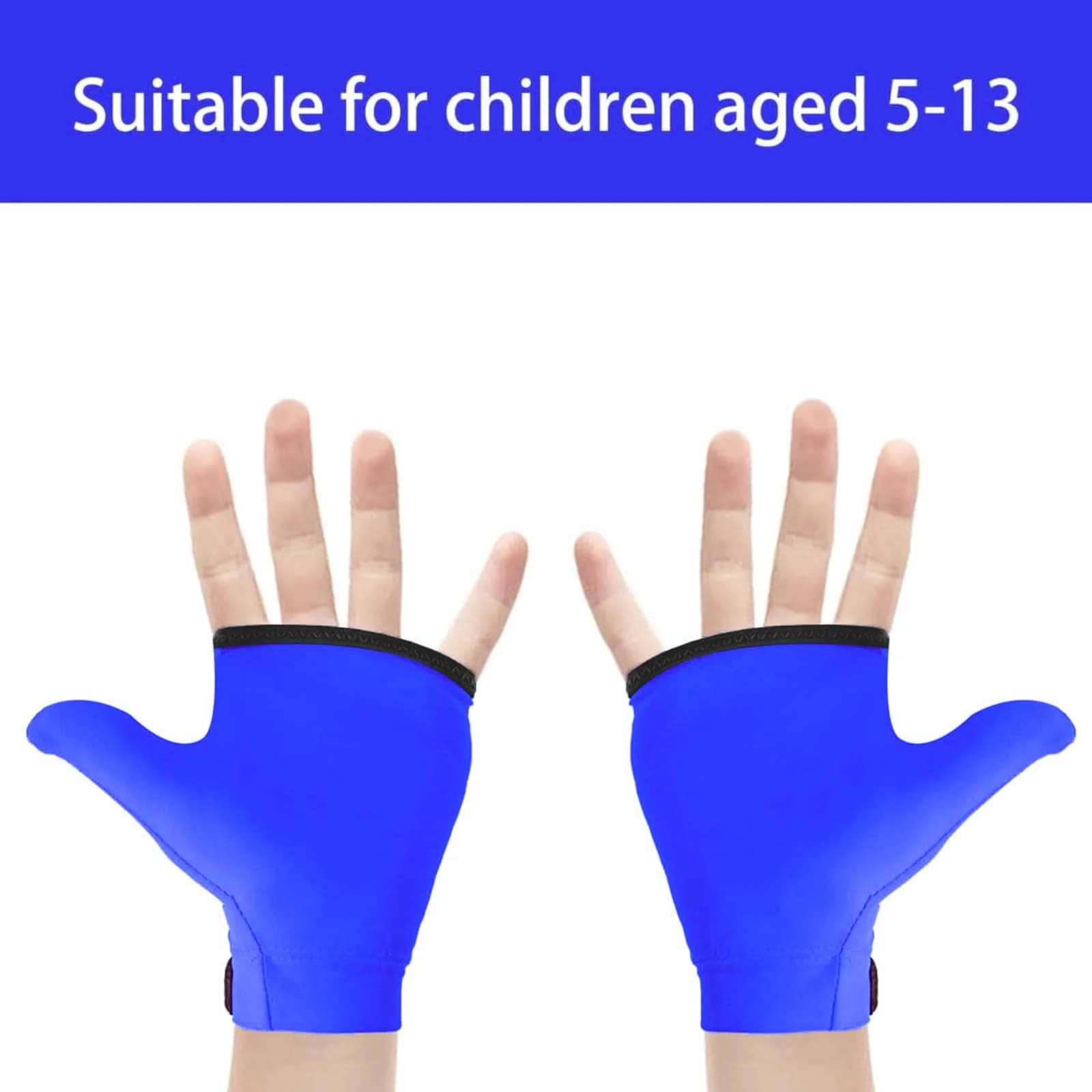 Yxmeiguo Blue/1 Finger Thumb Sucking Guard Gloves for Kids | One Size - view 2