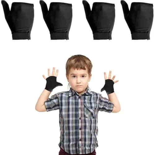 Yxmeiguo Kids Thumb Sucking Guard Gloves | Anti Nail Biting Finger Protector for Ages 5-12 thumbnail 1