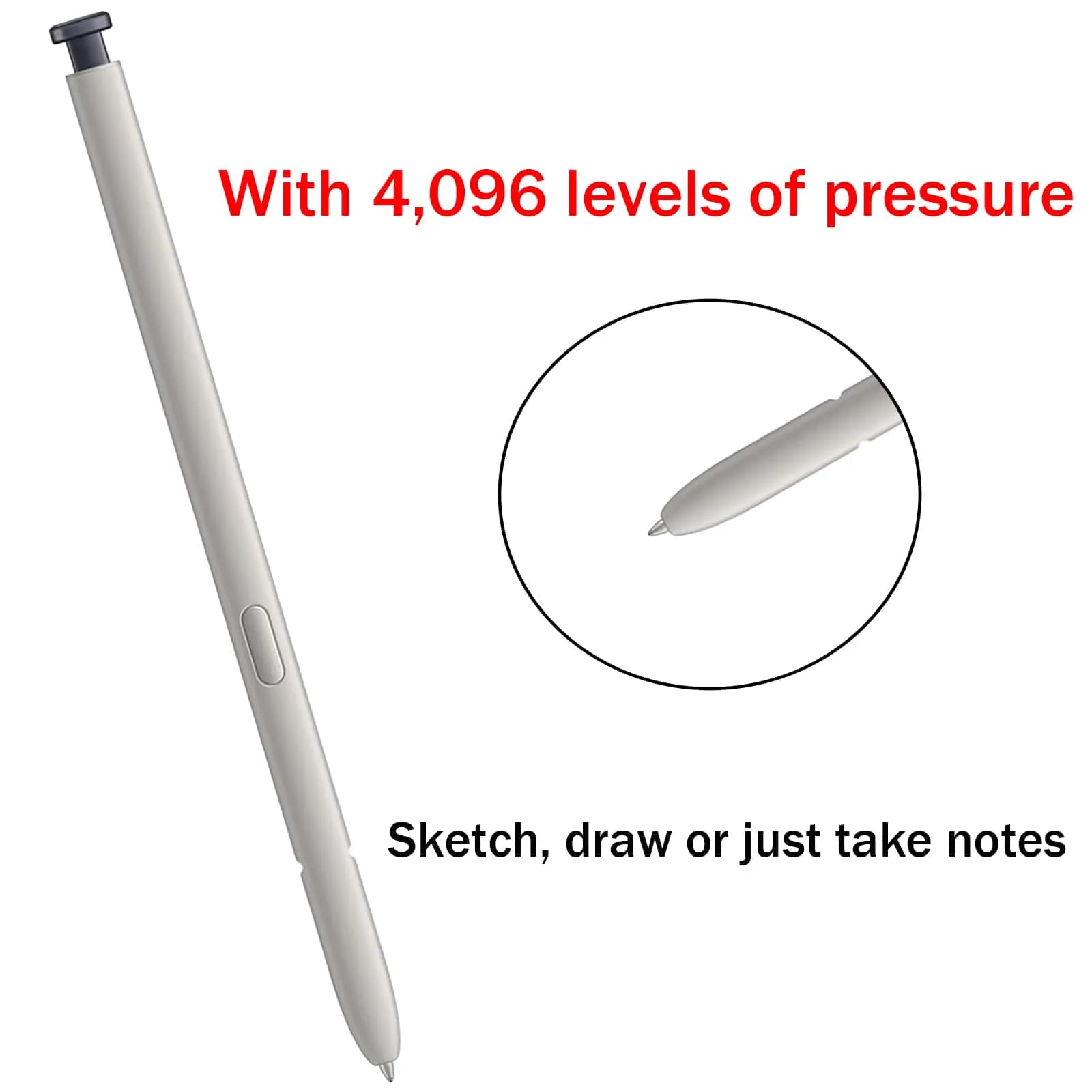 Dogxiong Galaxy S25 Ultra S Pen for Samsung Galaxy S25 Ultra Stylus Pen, Black | 4096 Levels Pressure Sensitivity - view 2