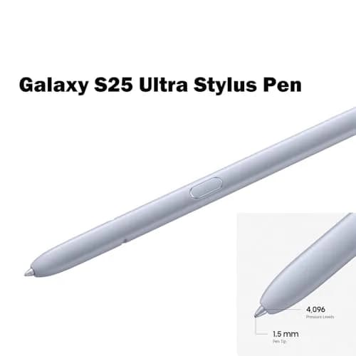 Peixiong Galaxy S25 Ultra S Pen for Samsung Galaxy S25 Ultra Stylus Pen, Light Silver (1.5mm Tip, 4096 Pressure Levels) thumbnail 3