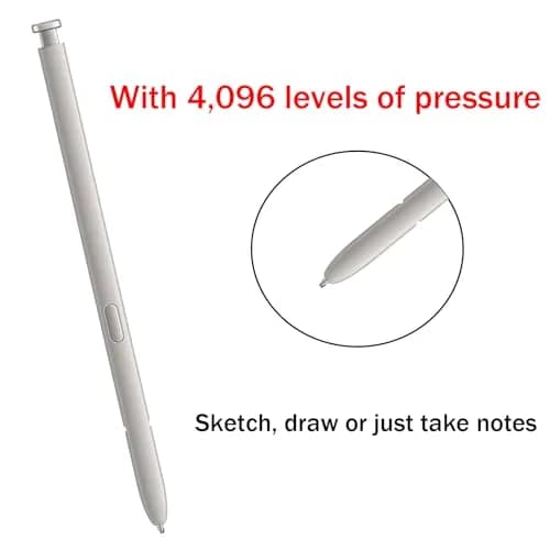 Dogxiong Galaxy S25 Ultra S Pen Stylus for Samsung Galaxy S25 Ultra 5G, Light Gray | 4096 Pressure Levels thumbnail 2