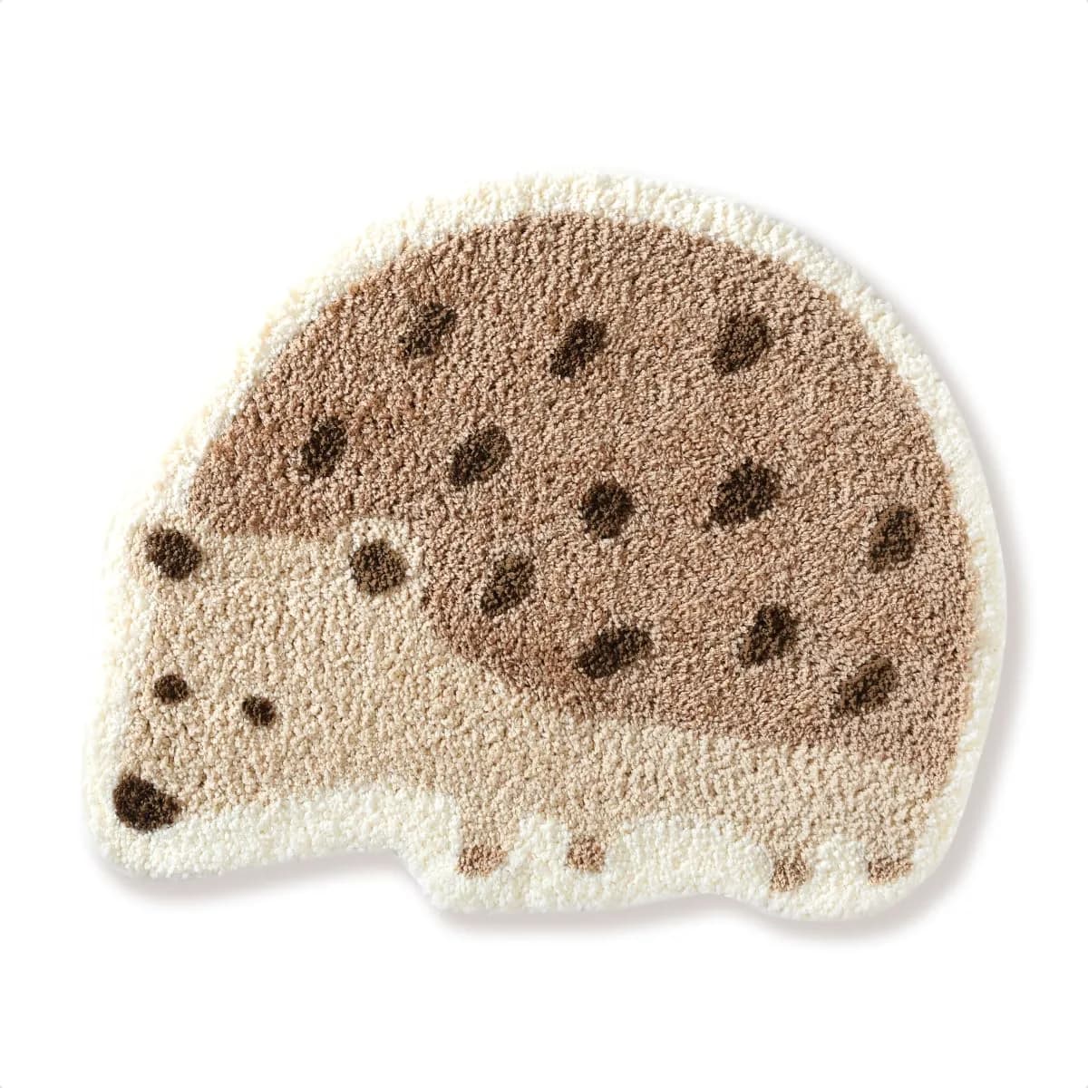 Molesun Hedgehog Bath Mat 20x28 inches | Soft Absorbent Microfiber Bath Rug with Non-Slip TPR Backing - main product image