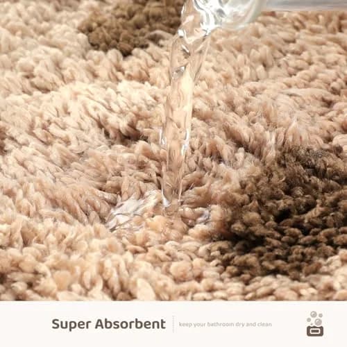 Molesun Hedgehog Bath Mat 20x28 inches | Soft Absorbent Microfiber Bath Rug with Non-Slip TPR Backing thumbnail 4