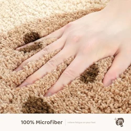 Molesun Hedgehog Bath Mat 20x28 inches | Soft Absorbent Microfiber Bath Rug with Non-Slip TPR Backing thumbnail 5