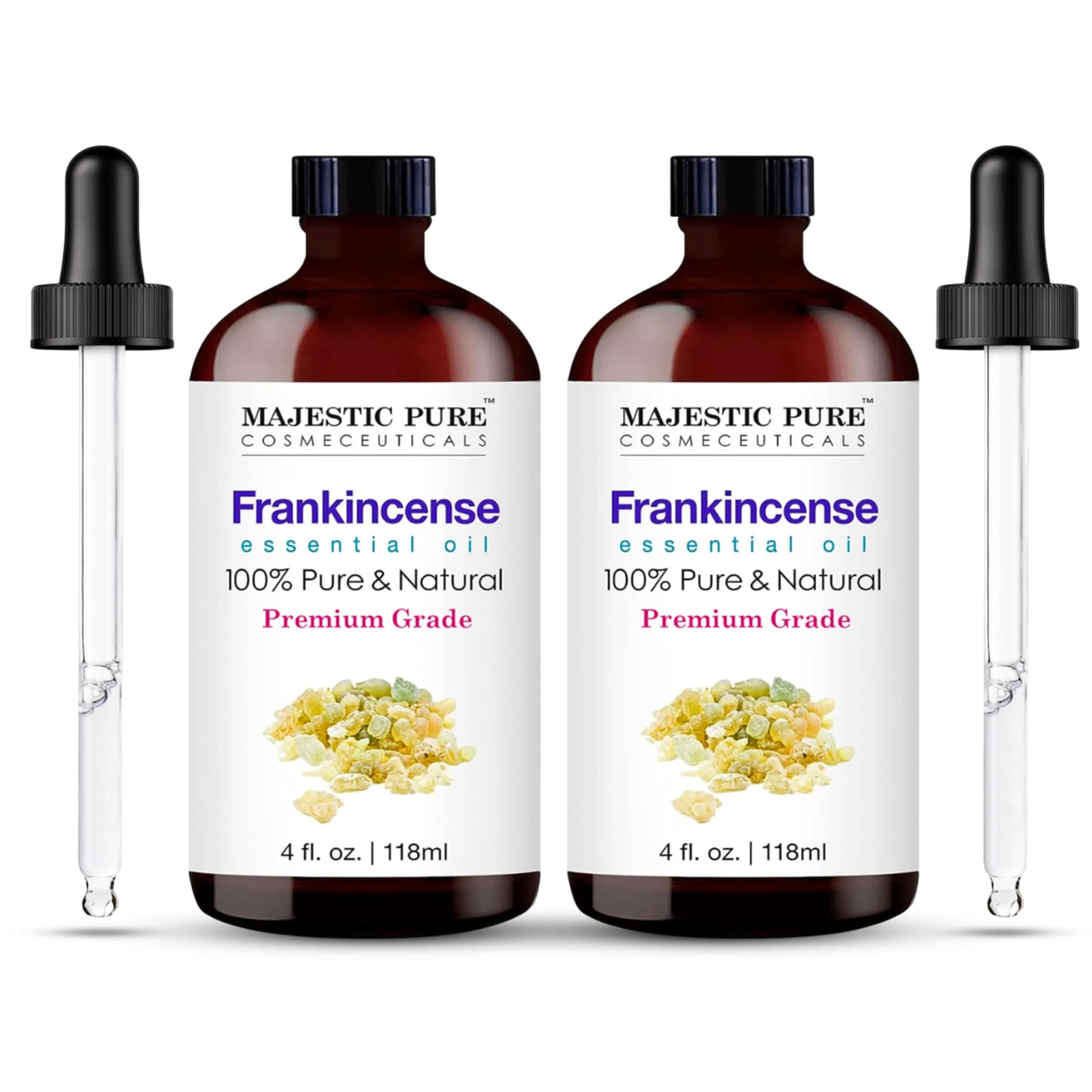 Majestic Pure Frankincense Essential Oil | 100% Pure & Natural Aromatherapy Grade (235ml (8 Fl Oz) Total) - main product image