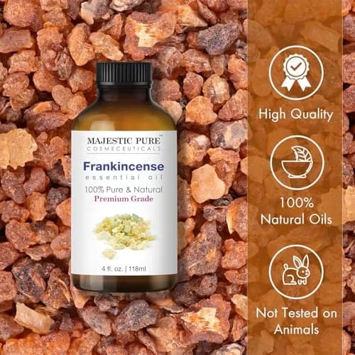 Majestic Pure Frankincense Essential Oil for Diffuser - 236ml (8 Fl Oz) | Pure & Natural, Lab Tested thumbnail 2