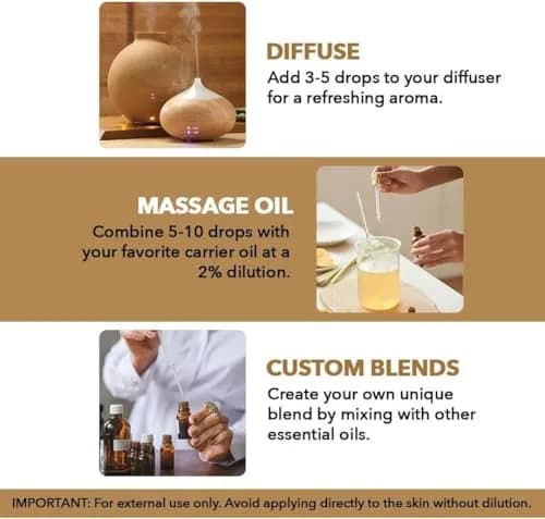 Majestic Pure Frankincense Essential Oil for Diffuser - 236ml (8 Fl Oz) | Pure & Natural, Lab Tested thumbnail 3