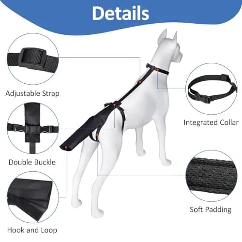 BARKLESS Dog Tail Protector for Medium & Large Dogs | Wound Cover & Recovery Aid thumbnail 2