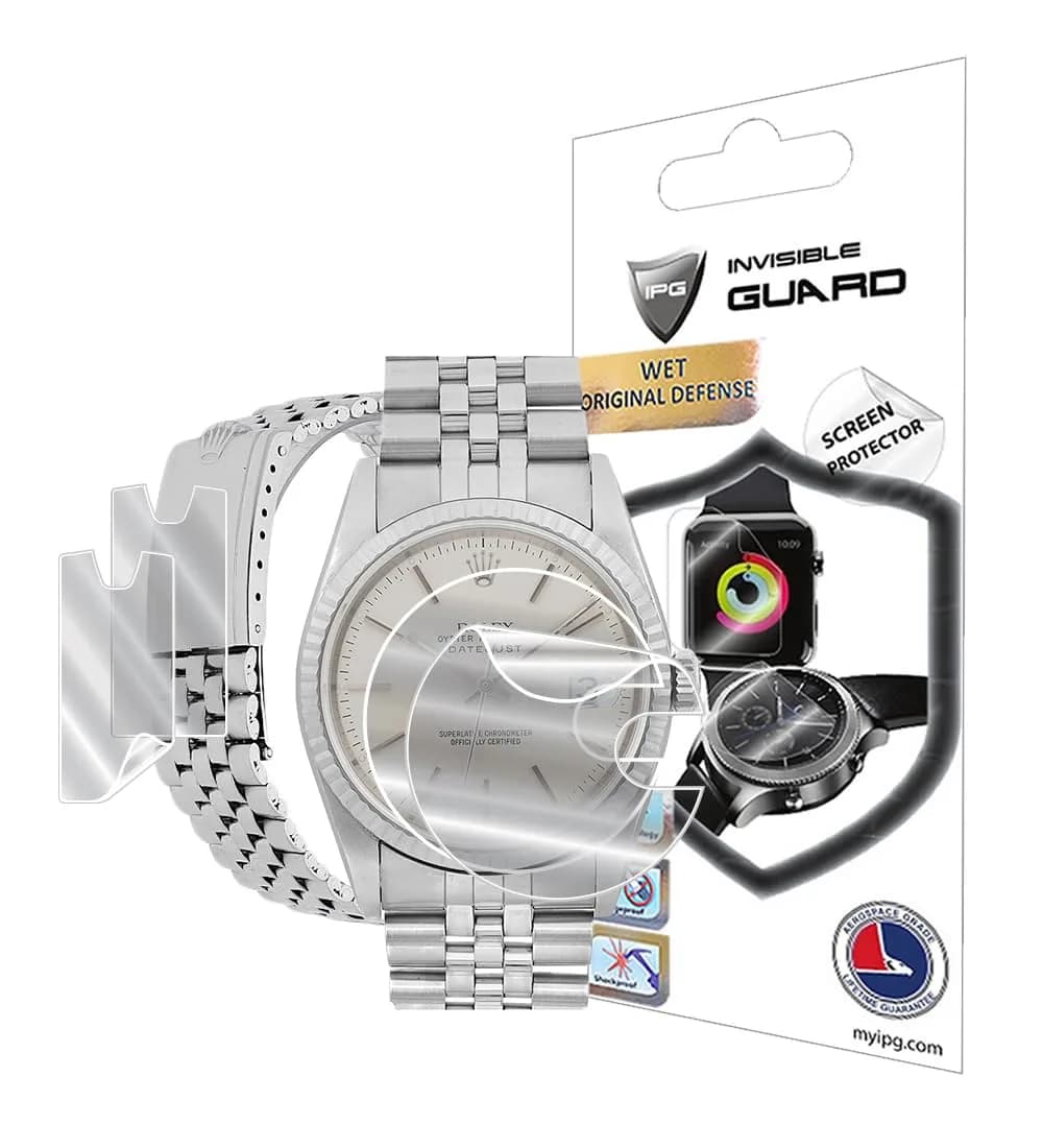 IPG Clear Screen Protector for Rolex Men Datejust Oyster | Self-Healing HD Film - main product image