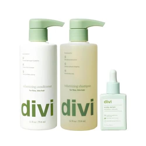 Divi Volumizing 3-pc Set | Fine, Thin Hair | Serum, Shampoo & Conditioner thumbnail 1