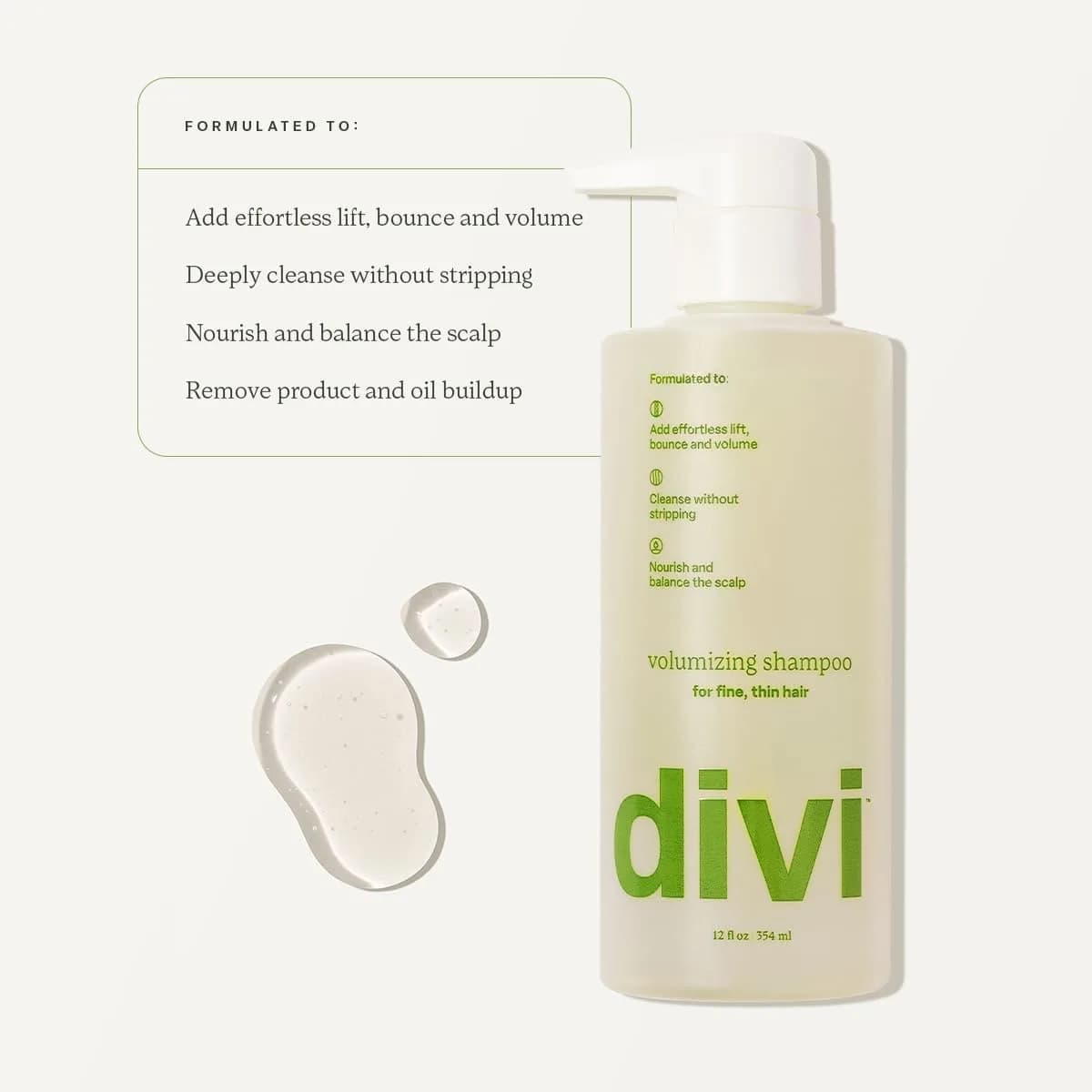 divi Wash Day Essentials Set | Volumizing Shampoo, Conditioner & Leave-In for Fine & Thinning Hair thumbnail 9