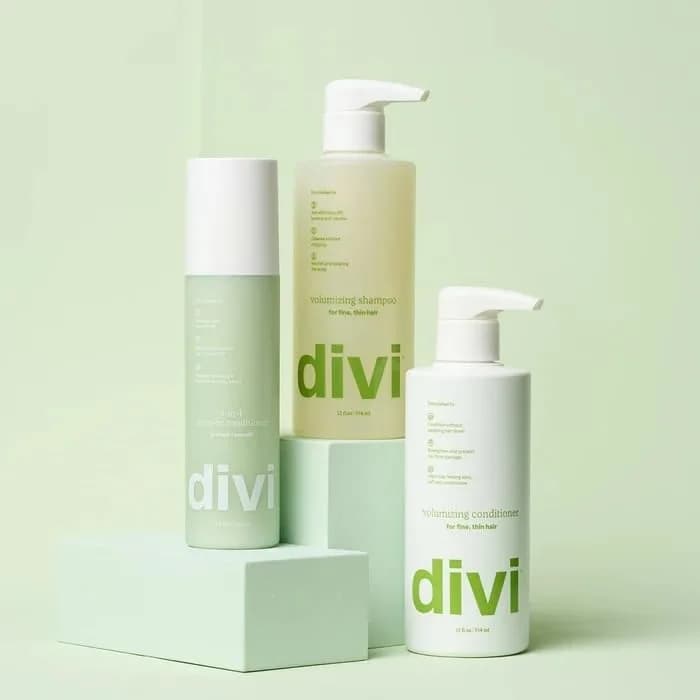 divi Wash Day Essentials Set | Volumizing Shampoo, Conditioner & Leave-In for Fine & Thinning Hair thumbnail 6