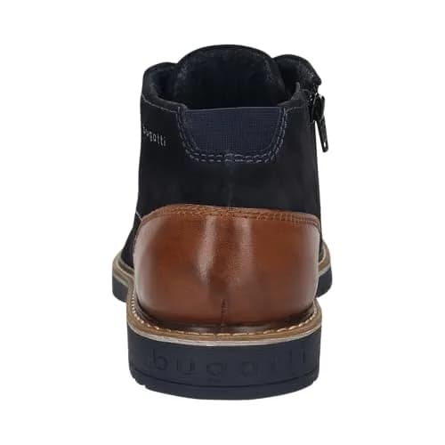 bugatti Men's Lace-Up Boots, Cold Lining, Dark Blue 4100 | Casual Leather Boot for Men thumbnail 3