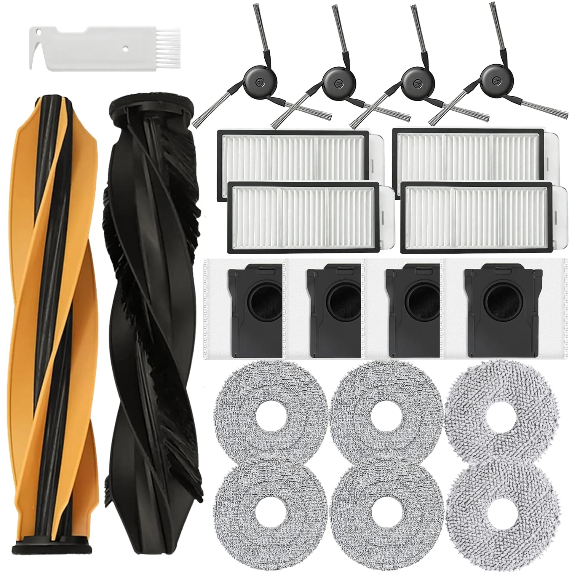 JoyBros Replacement Parts Kit for Dreame X50 Ultra & Mova V50 Ultra Complete Vacuum Cleaners | 21-Piece Set with HEPA Filters and Mop Pads