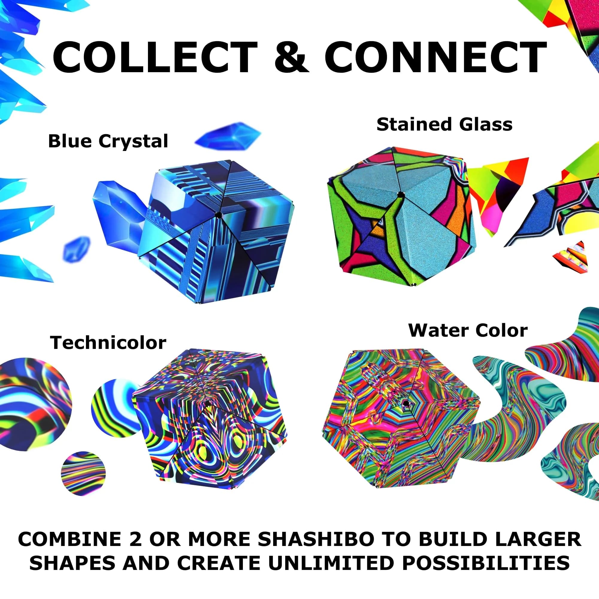 Shashibo DODECA Magnetic Puzzle Cube 5.8 cm (2.3 in) | STEM Educational Toy for Kids & Adults - view 7