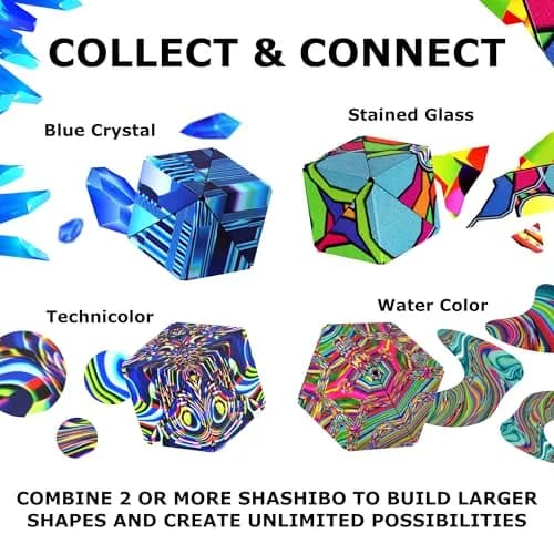 Shashibo DODECA Magnetic Puzzle Cube 5.8 cm (2.3 in) | STEM Educational Toy for Kids & Adults thumbnail 7