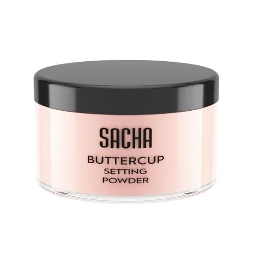 Sacha Buttercup Rosé Setting Powder 1.75 oz | All Skin Tones, Long-Wear Matte Finish thumbnail 1
