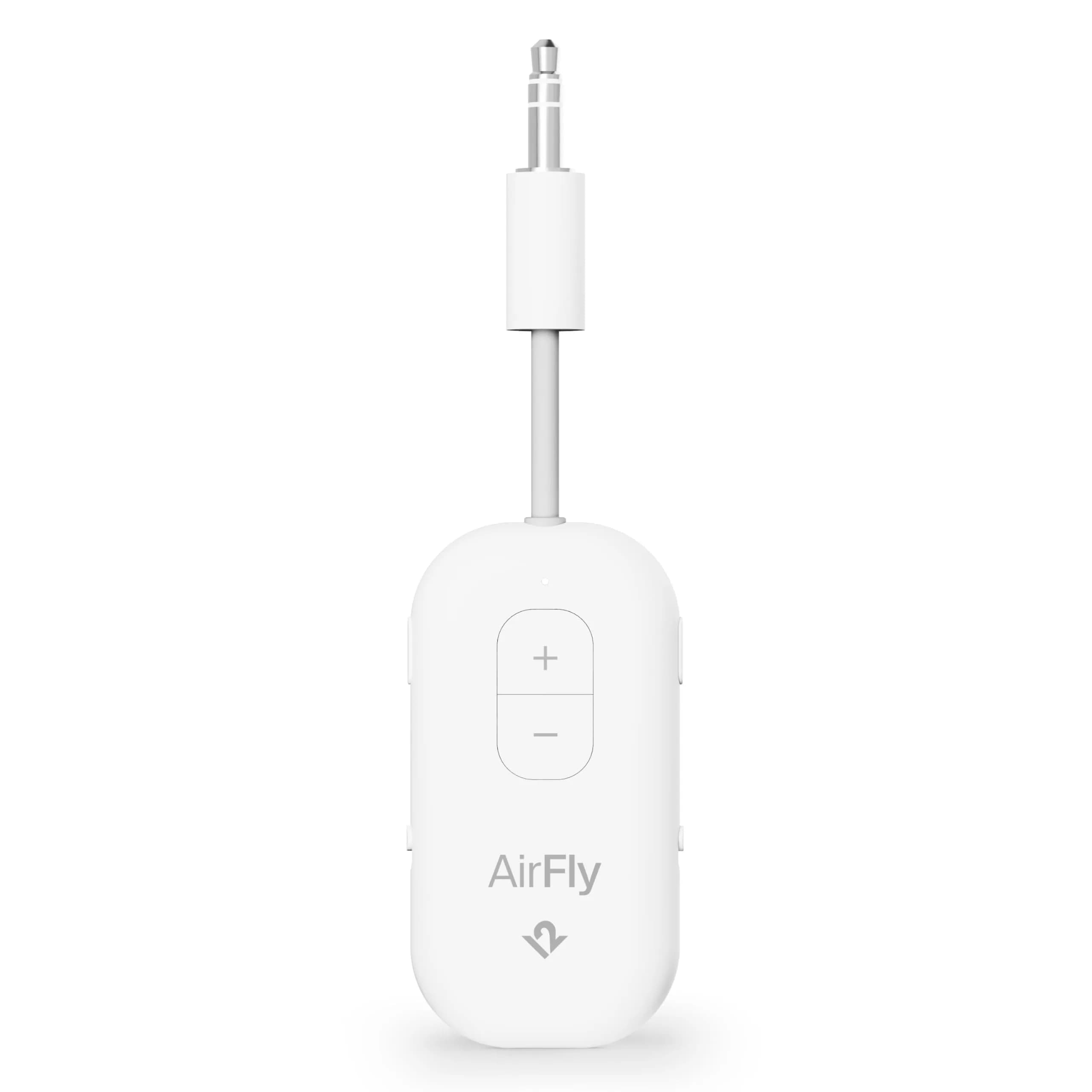 Twelve South AirFly Pro 2 Bluetooth Adapter for AirPods & Wireless Headphones | 3.5mm AUX Transmitter/Receiver