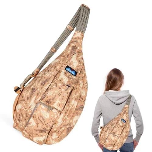 KAVU Rope Bag, Cotton Canvas Crossbody for Travel, Dream Trail | Iconic 10L Unisex Sling thumbnail 2