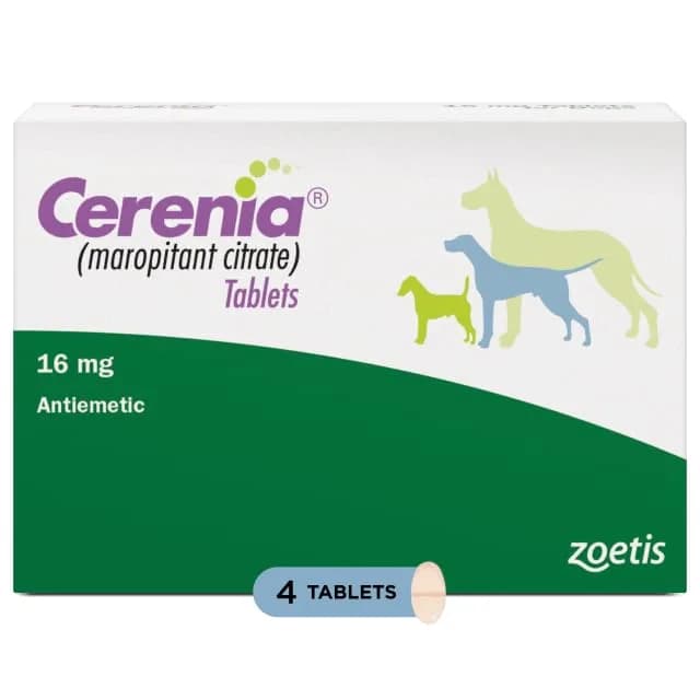 Cerenia (maropitant citrate) for Dogs 16 mg | Prevents Vomiting & Motion Sickness - main product image