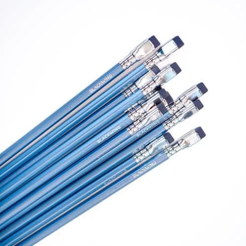 Blackwing Pearl Pencils Balanced Japanese Graphite Blue Finish 12 Count | Premium Writing Instrument thumbnail 5