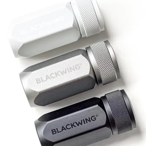 Blackwing One-Step Long Point Pencil Sharpener White | German Steel Blade, Machined Aluminum Body thumbnail 7