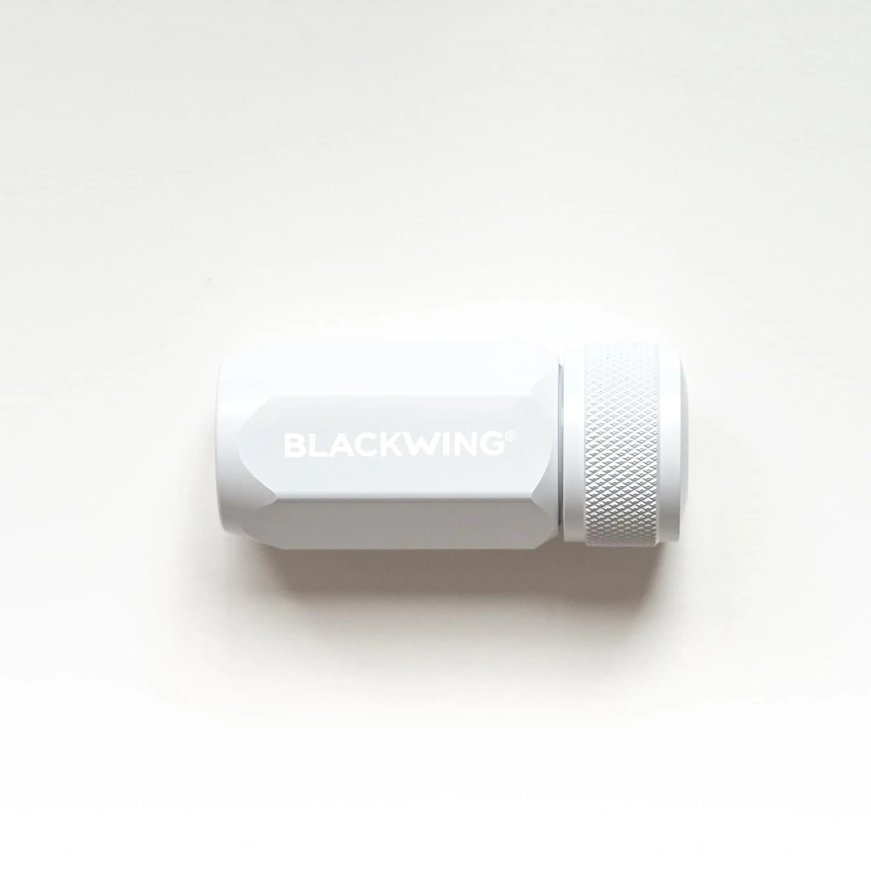 Blackwing One-Step Long Point Pencil Sharpener White | German Steel Blade, Machined Aluminum Body - view 2