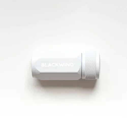 Blackwing One-Step Long Point Pencil Sharpener White | German Steel Blade, Machined Aluminum Body thumbnail 2