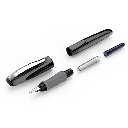 Schneider Ray Fountain Pen Space Blue M+ Nib | German Engineering for Right-Handed Writers thumbnail 5