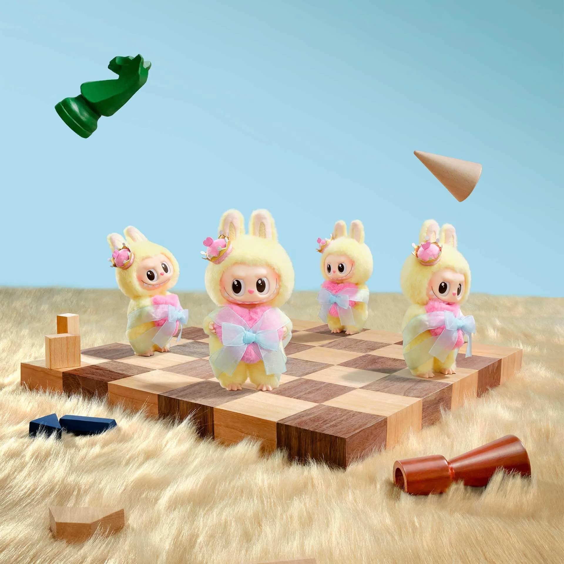 POP MART Labubu Let's Checkmate Series Vinyl Plush Hanging Card 6.69-inch | Authentic USA Import - view 4