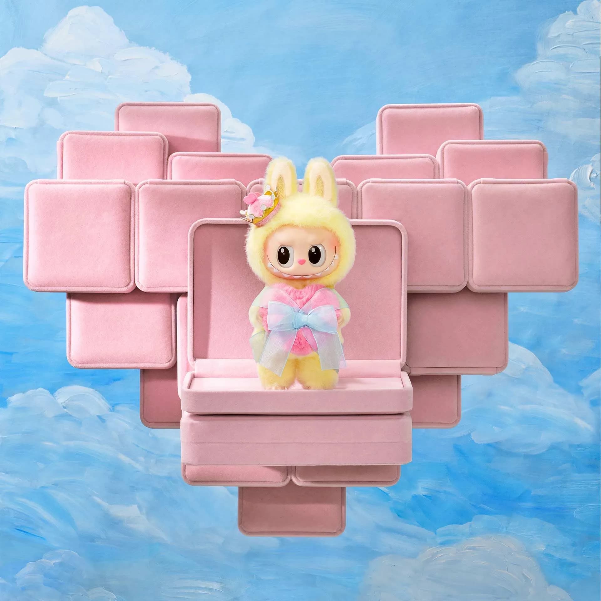 POP MART Labubu Let's Checkmate Series Vinyl Plush Hanging Card 6.69-inch | Authentic USA Import - view 5