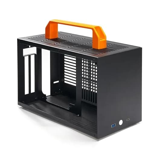 SGPC K49BL 8.3L Mini ITX Case, Portable SFF Chassis, Black Standard Edition | Compact Gaming & Workstation Build thumbnail 2