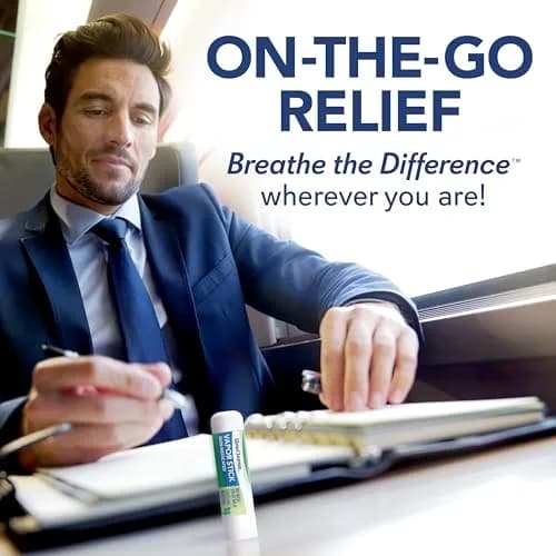 SinuCleanse Vapor Stick 0.11 Oz Solid Balm | Portable Nasal Relief, Non-Medicated, Made in USA thumbnail 6