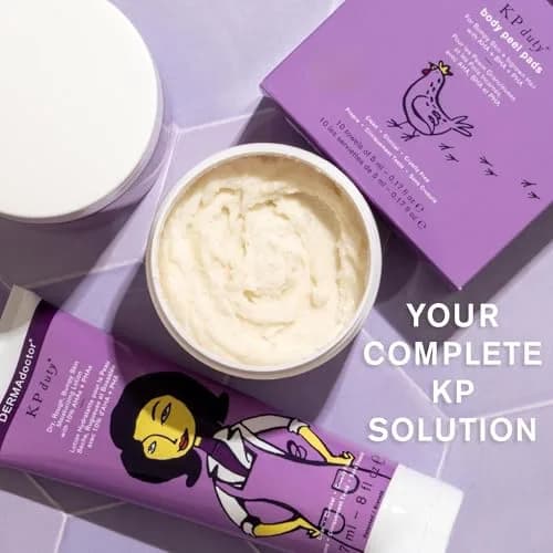 DERMAdoctor KP Bump Eraser Body Scrub 16 oz with Lotion 8 oz 10% AHA + PHAs Dermatologist Formulated Exfoliant - 24 oz thumbnail 4