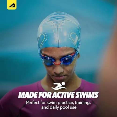 Boldfit Swimming Cap for Women Silicone Long Hair | Waterproof, UV Protection, Easy Fit thumbnail 8