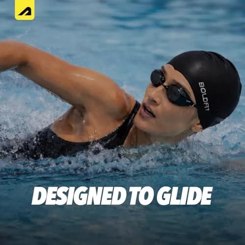 Boldfit Swimming Cap for Women Silicone Long Hair | Waterproof, UV Protection, Easy Fit thumbnail 7