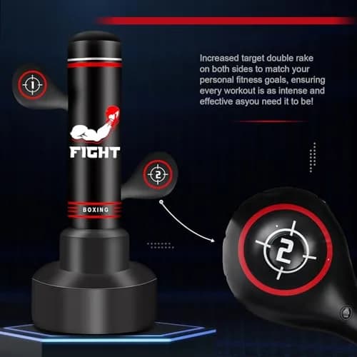 JUOIFIP Heavy Punching Bag for Adults Teens 183cm (70inch) | Boxing MMA Training thumbnail 2