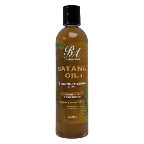 RA COSMETICS Batana Oil 2-in-1 Strengthening Shampoo & Conditioner – Promotes Hair Growth, Hydrates & Repairs Dry, Damaged Hair, 8oz thumbnail 1