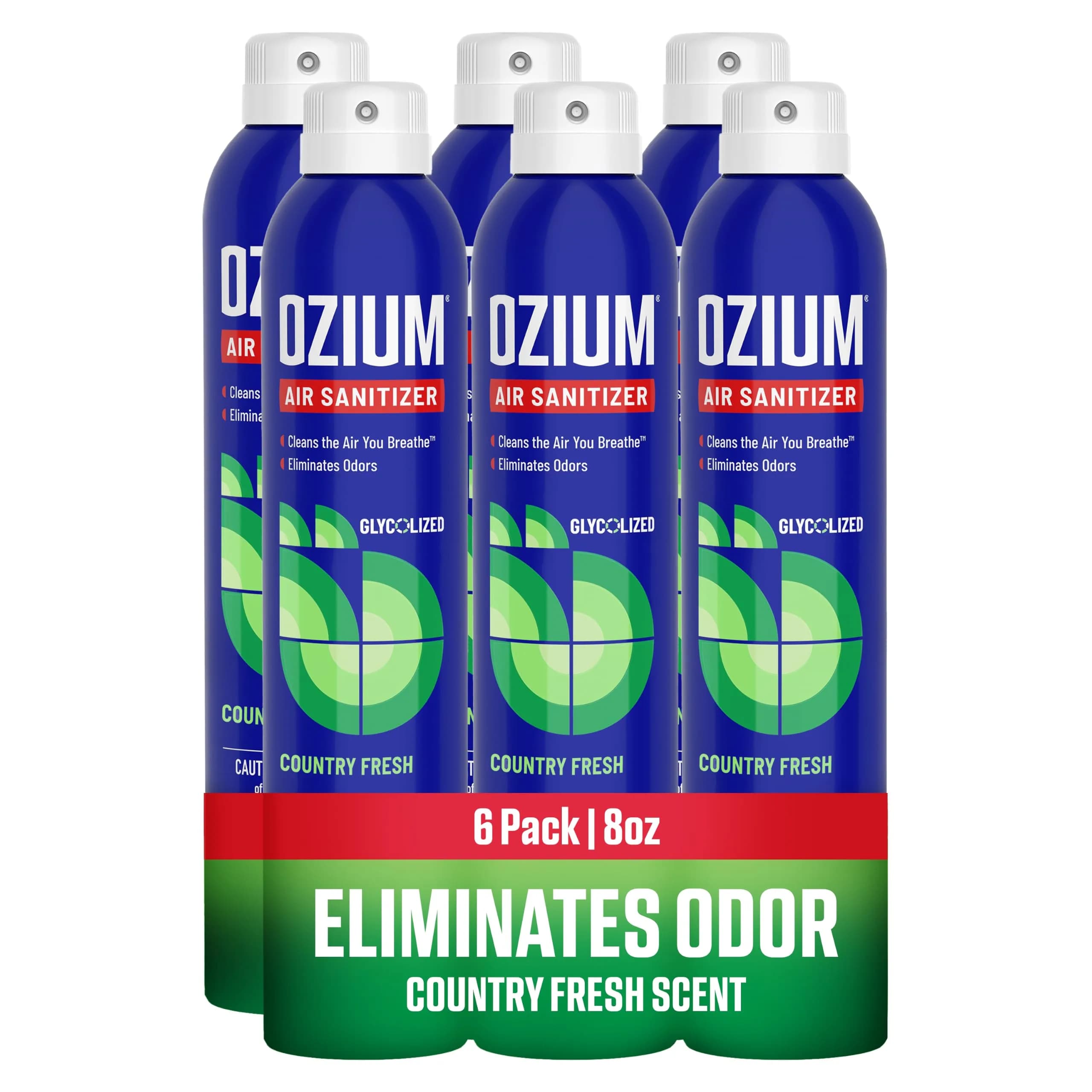Ozium Air Sanitizer Spray Country Fresh 8 oz (237 ml) | Eliminates Odors & Sanitizes Air - main product image