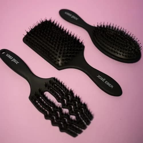 José Eber Paddle Hair Brush - Boar & Nylon Bristles | Salon-Quality All Hair Types thumbnail 5