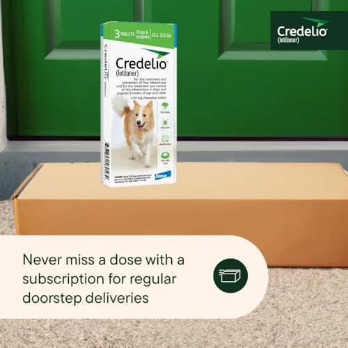 Credelio Chewable for Dogs 25.1-50 lbs | Fast-Acting Tick & Flea Protection thumbnail 8