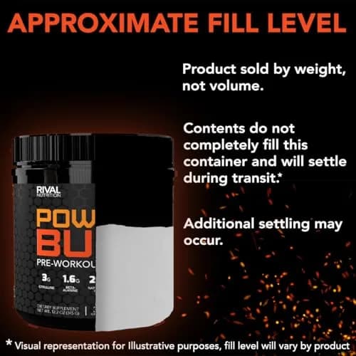 Rival Nutrition Powder Burn Pre-Workout Watermelon Candy 1.65lb | Explosive Energy & Hydration thumbnail 5
